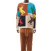 Abbigliamento LC23 | Jaquard Patchwork Horses Sweater