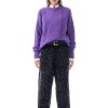 Abbigliamento LC23 | Irish Knit Sweater Purple