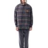 Abbigliamento LC23 | Flannel Check Shirt Grey/Purple