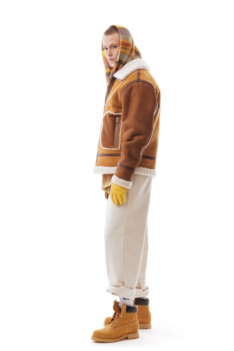 Abbigliamento LC23 | Two-Tone Shearling Jacket