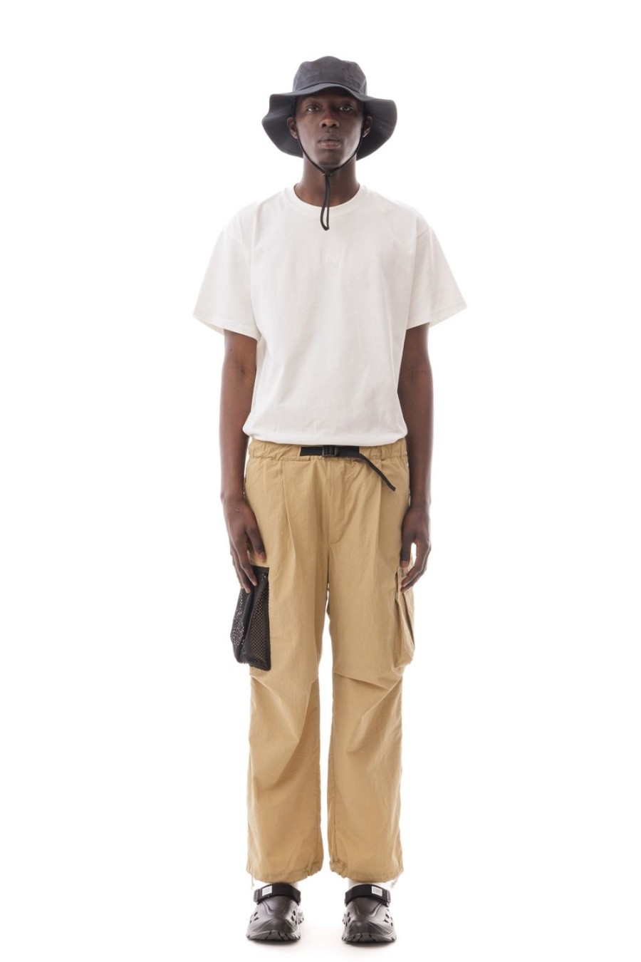 Abbigliamento LC23 | Nylon Cargo Pants Camel