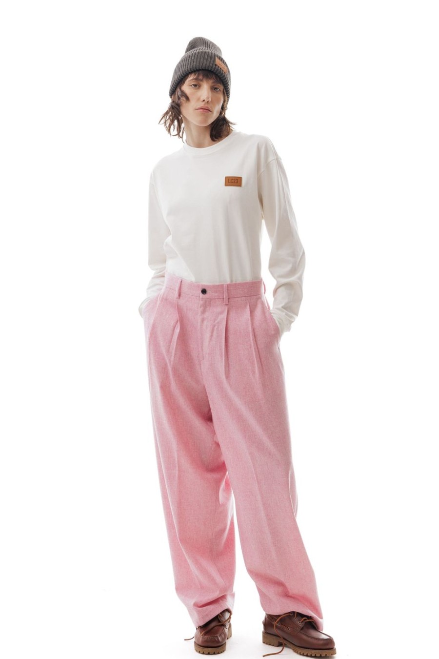 Abbigliamento LC23 | Shetland Double Pence Trousers Pink