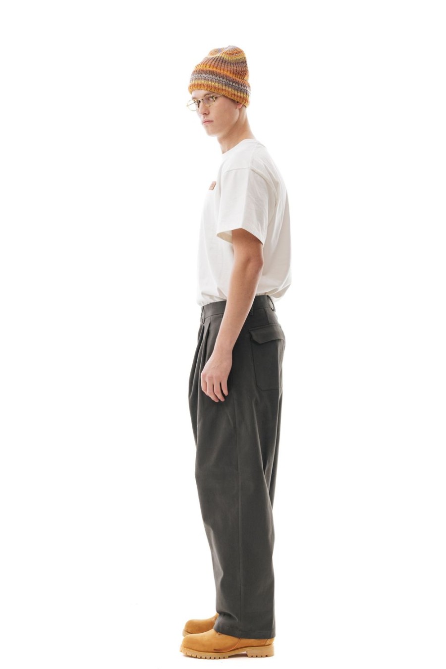 Abbigliamento LC23 | Gabardina Double Pence Trousers Dark Grey