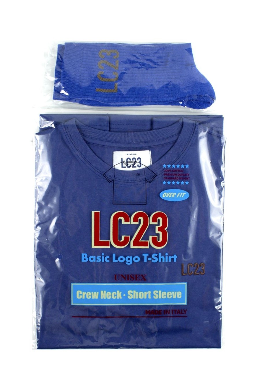 Abbigliamento LC23 | Basic T-Shirt + Socks Blue-Brown