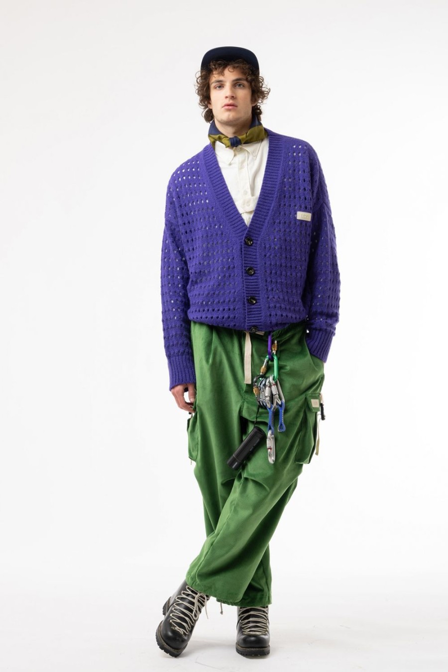 Abbigliamento LC23 | Perforated Cardigan Purple