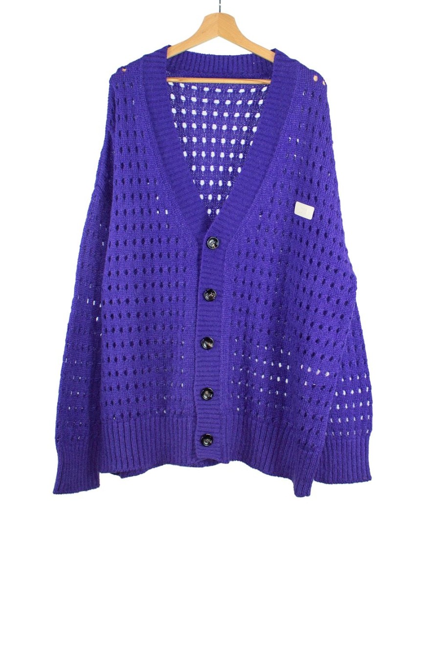 Abbigliamento LC23 | Perforated Cardigan Purple