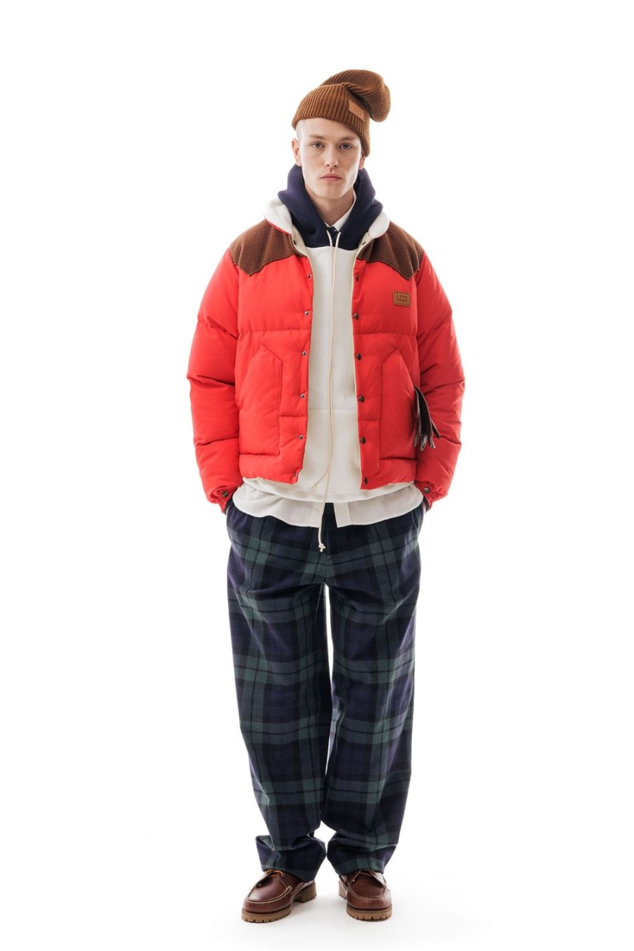 Abbigliamento LC23 | Paneled Down Jacket Red