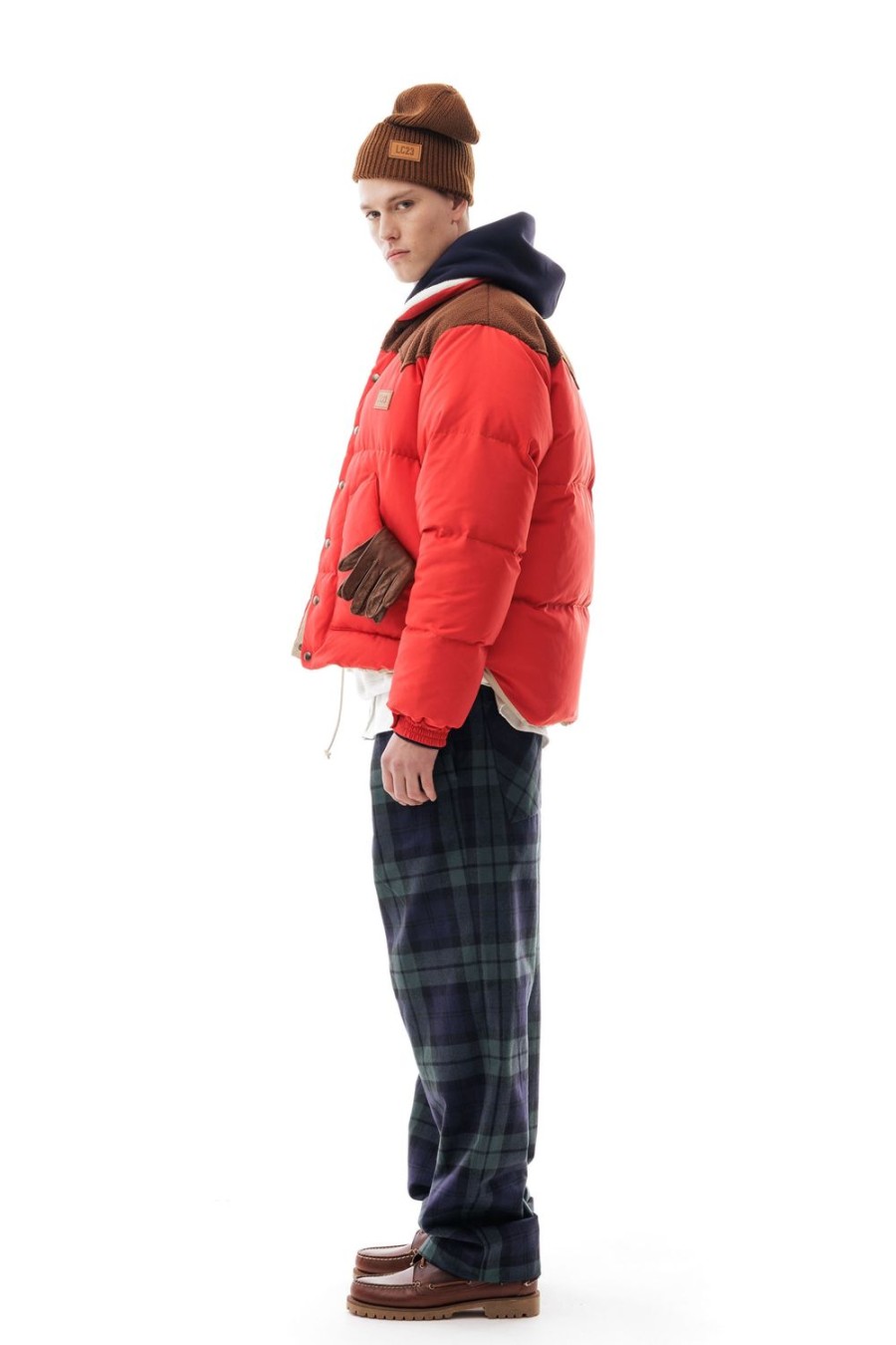 Abbigliamento LC23 | Paneled Down Jacket Red