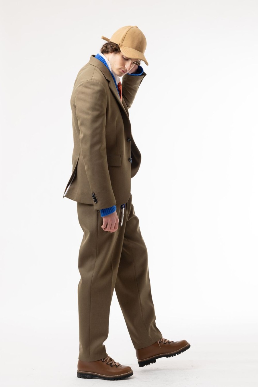 Abbigliamento LC23 | Marzotto Wool Olive Trousers