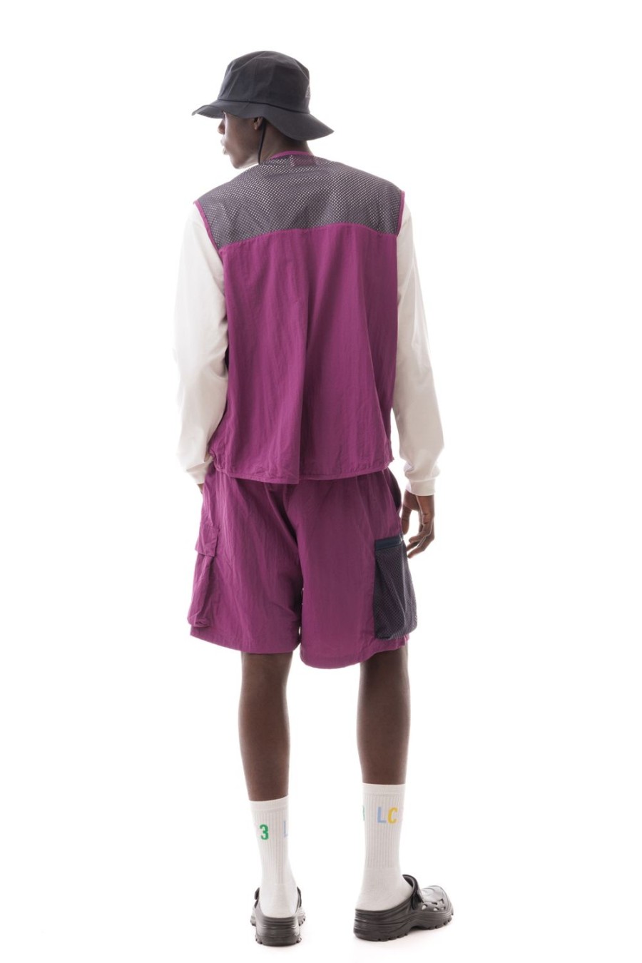 Abbigliamento LC23 | Nylon Multipocket Vest Violet