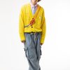 Abbigliamento LC23 | Perforated Cardigan Yellow