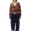 Abbigliamento LC23 | Multicolor Cardigan Purple/Yellow