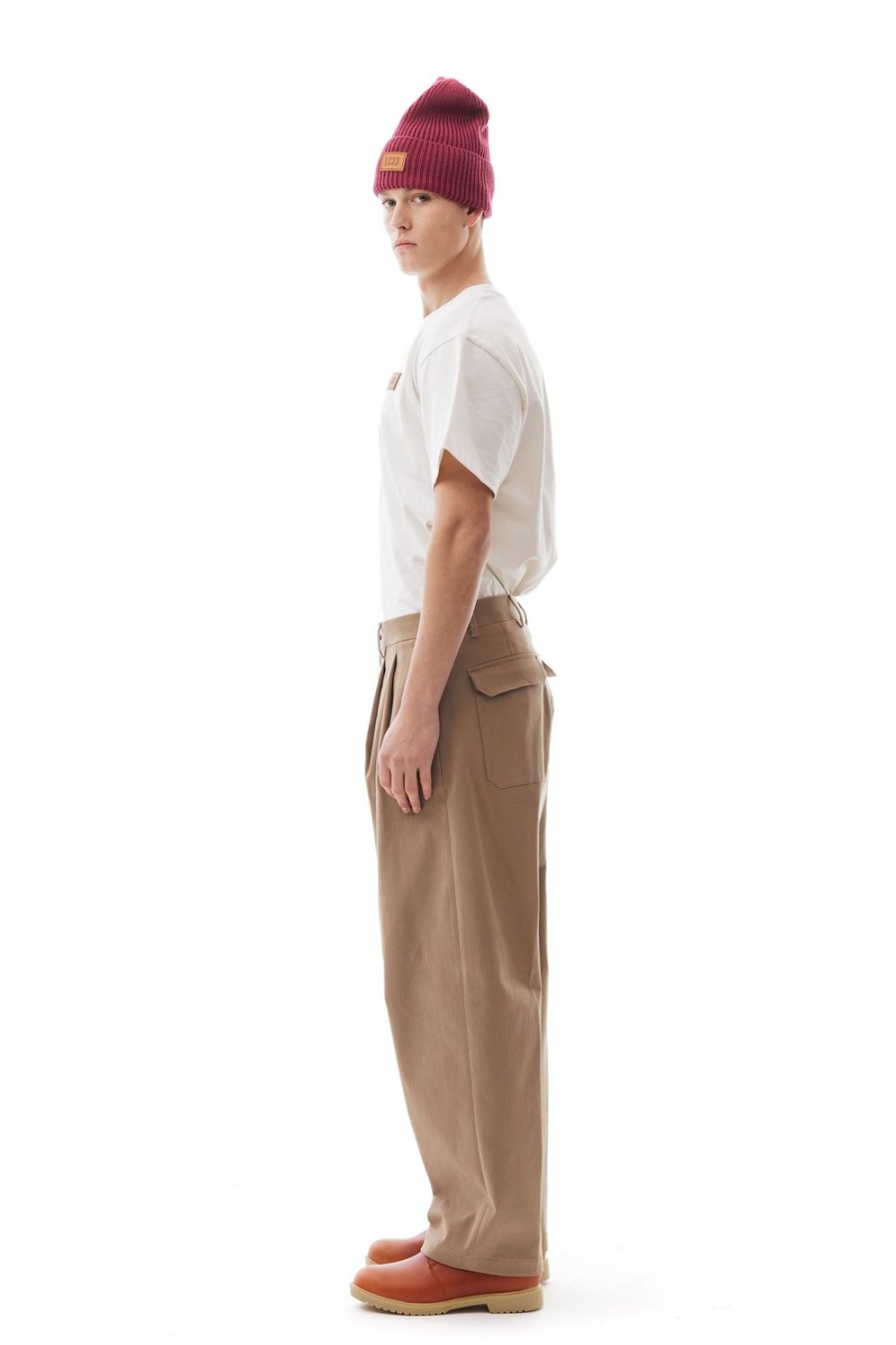 Abbigliamento LC23 | Gabardina Double Pence Trousers Beige