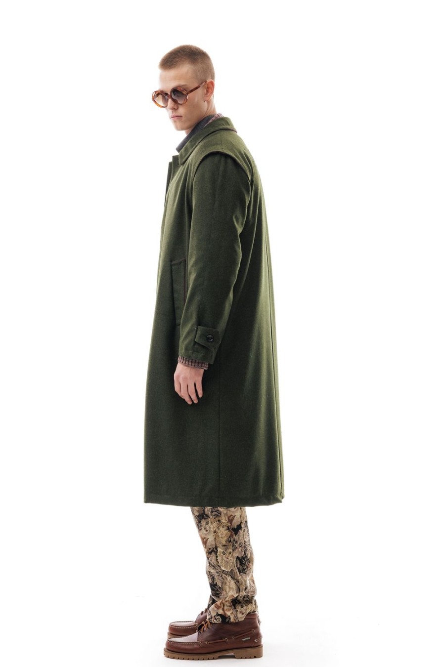 Abbigliamento LC23 | Wr Loden Coat Green