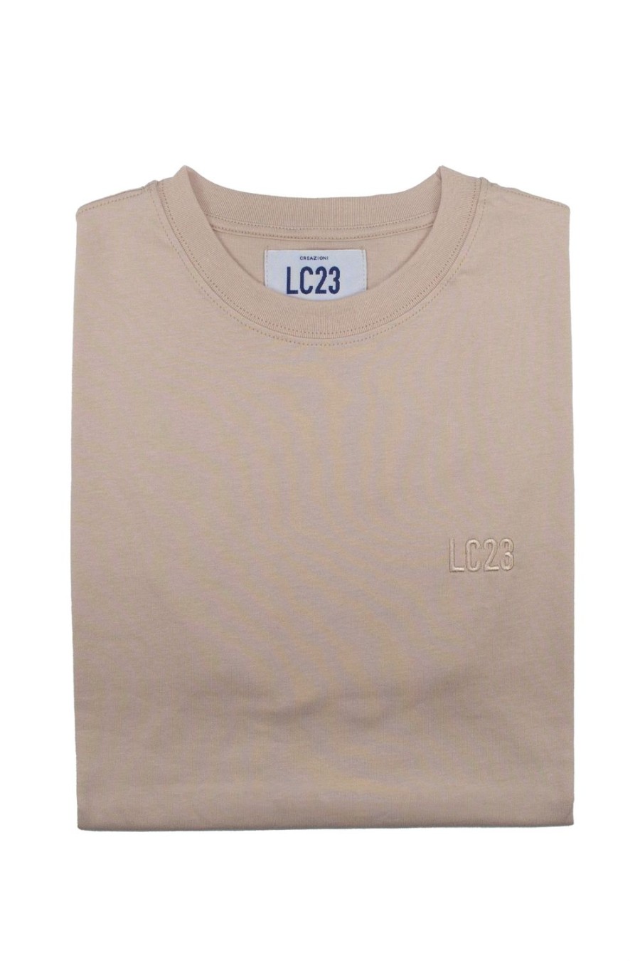 Abbigliamento LC23 | Basic Logo T-Shirt Beige