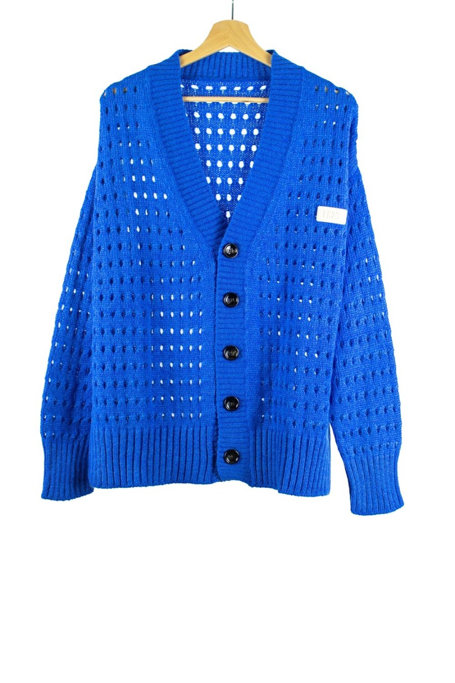 Abbigliamento LC23 | Perforated Cardigan Blue