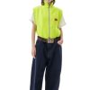 Abbigliamento LC23 | English Knit Zip Vest Fluo Yellow