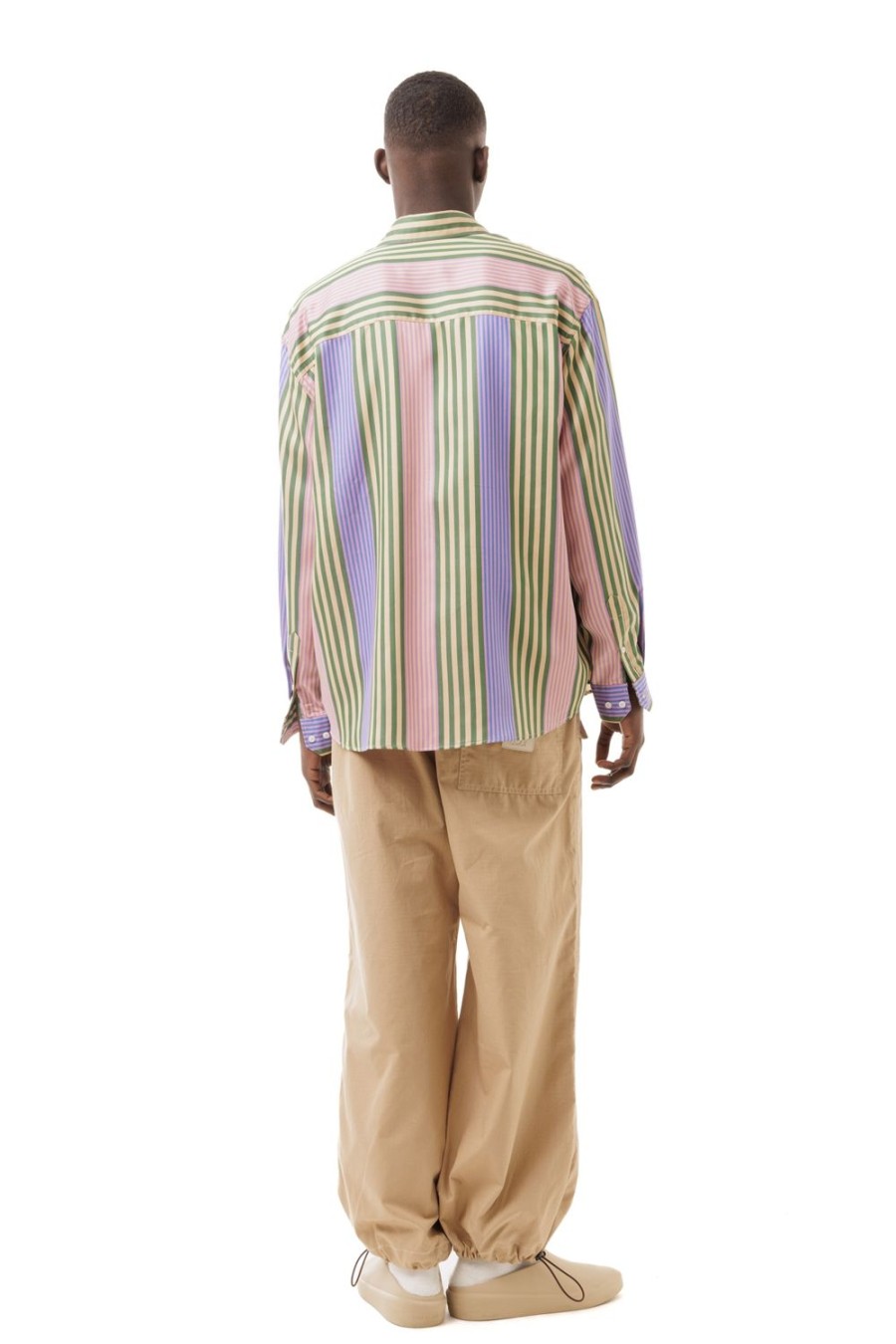 Abbigliamento LC23 | Stripes Violet-Green Shirt